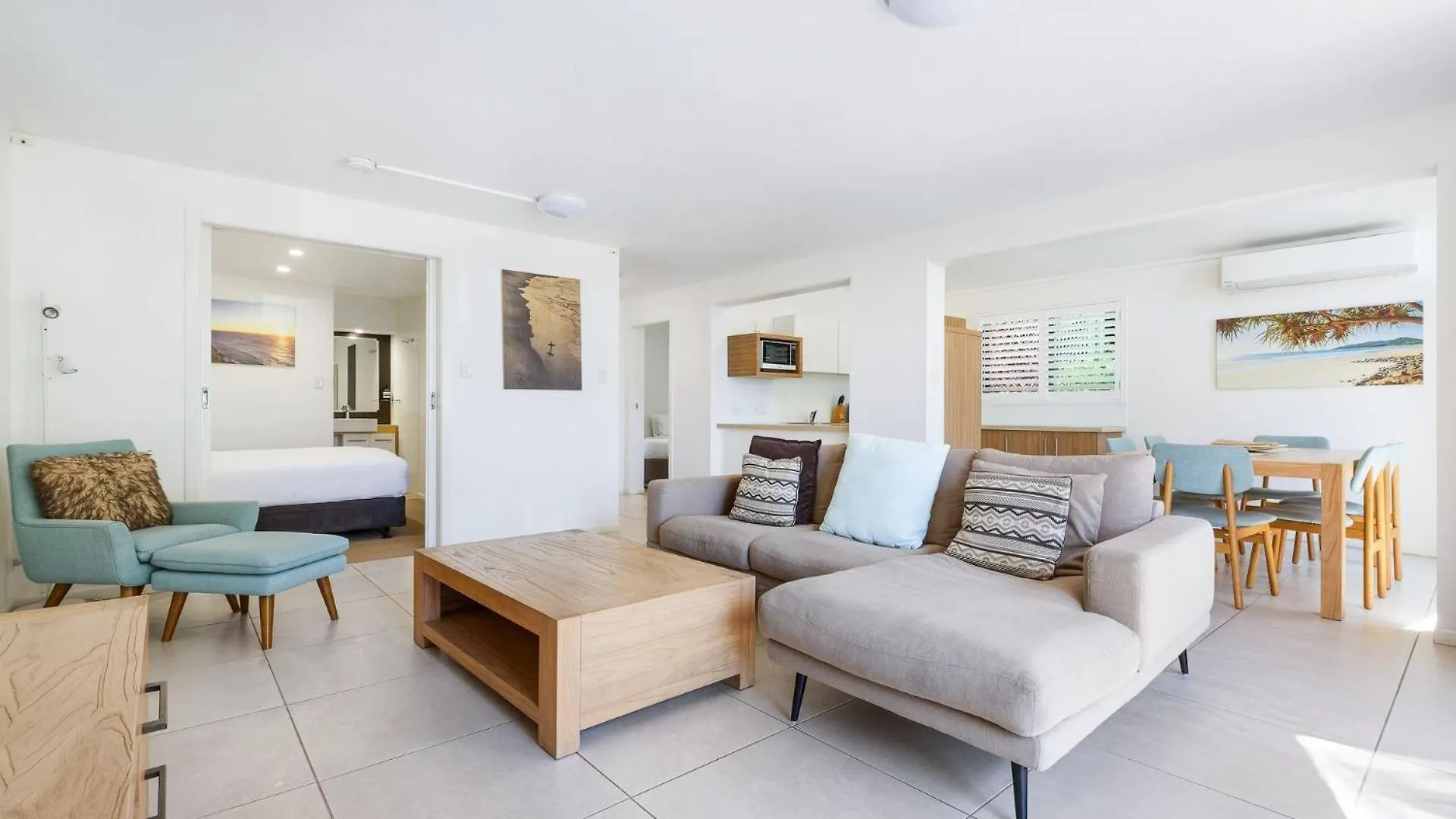 Byron Bay Beachfront Holiday Apartments Courtyard 1  Byron Bay